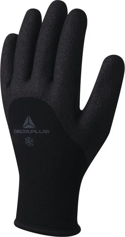 Delta Plus Hercule VV750 Acrylic Polyamide Woven Glove - Palm, Fingers and Semi-Back Coated with Nitrile Foam