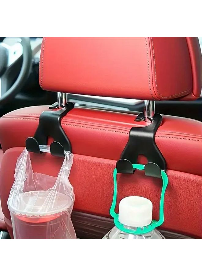Black Car Seat Back Hook Organizer For Bags Umbrellas Easy Install Durable - Image 2
