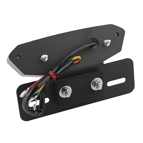 Autozap Universal Led Motorcycle Tail Lamp Turn Signal Light Brake Number Plate Holder Light (Light Color- Yellow, Red) Pack of 1 - Image 5