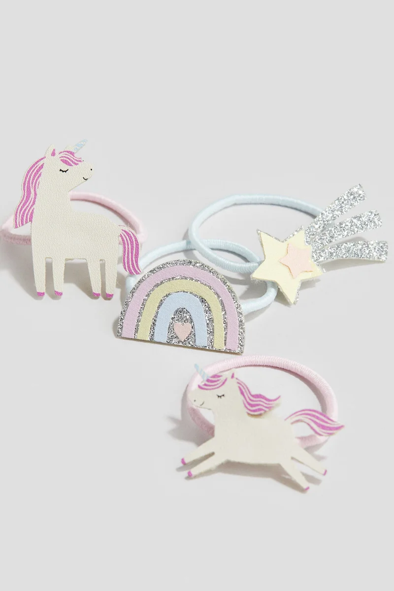 اتش اند ام ربطات شعر بشكل فيونكة - 4 قطع