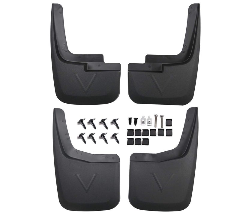 RMOURTEKK KCOOL Mud Flaps Compatible with Ford 2015-2020 F150 with OEM Fender Flares Custom Front and Rear Mud Guard Set (4pcs Set) - Image 2