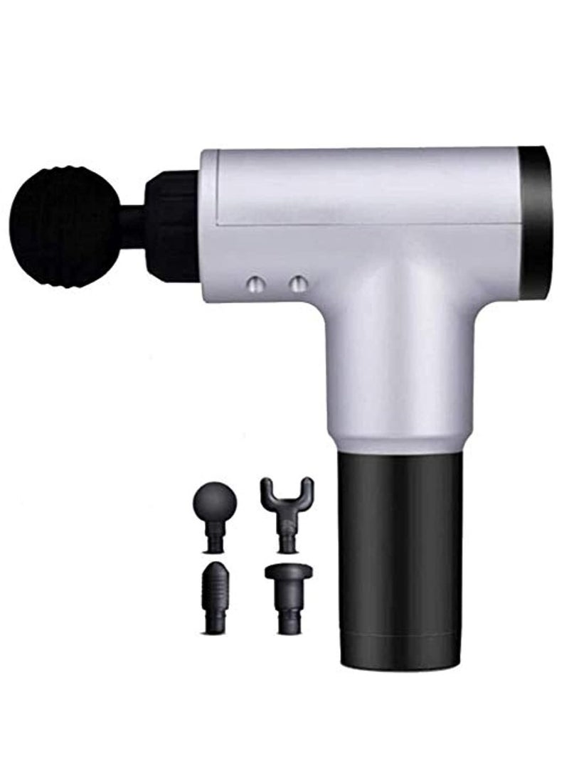 ELTRAZONE Muscle Massager Fascia Gun KH-320 (Grey) – Deep Tissue Massage for Pain Relief, Muscle Recovery, and Relaxation – Portable, Adjustable Speed, Quiet Operation – Ideal for Back, Neck, Shoulders & Legs - Image 1