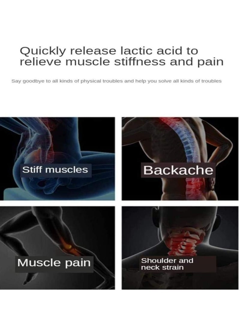 ELTRAZONE Muscle Massager Fascia Gun KH-320 (Grey) – Deep Tissue Massage for Pain Relief, Muscle Recovery, and Relaxation – Portable, Adjustable Speed, Quiet Operation – Ideal for Back, Neck, Shoulders & Legs - Image 3