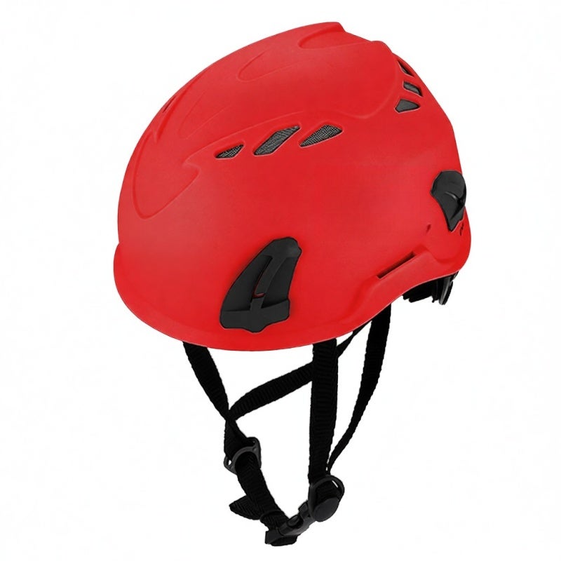 GUB Climbing Helmet Red 56-62cm Strong Plastic Shell EPS Foam Shock Absorption - Universal Headlamp Clips Adjustable Dial Safety Helmet for Night Cycling MTB Use - Image 1