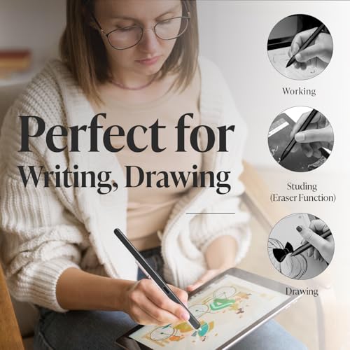 The AutoStory Galaxy Z Fold 5/Z Fold 6 Stylus Pen Slim Edition for Android Replacement | for Galaxy Z Fold 5/Z Fold 6 | 4096 Sensitivity with 3 Extra Nibs and Tweezer (Without Bluetooth) - Image 5