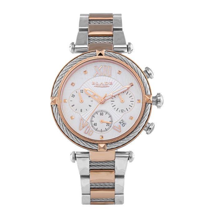 BLADE Paradigm Shell 3699L2USU SS Case & Band Multifunction Women's Watch