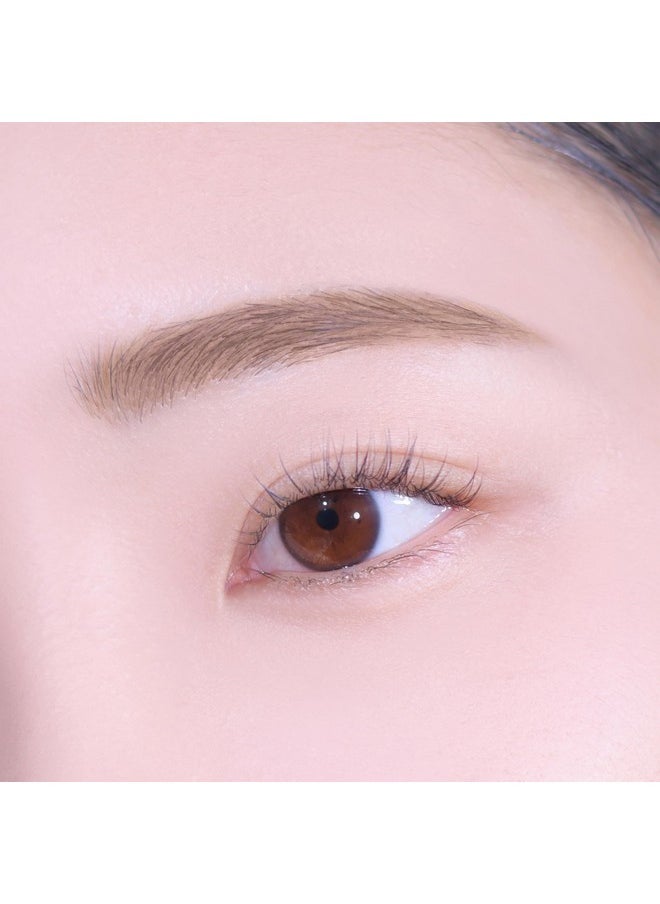 Espoir - Espoir The Brow Easy Shaping Pencil # Light Brown | Elaborately designed Leaf-shaped Eyebrow Pencil Tip for Quick and Easy to draw fine lines | Longlasting sharp tip and natural color - Image 1
