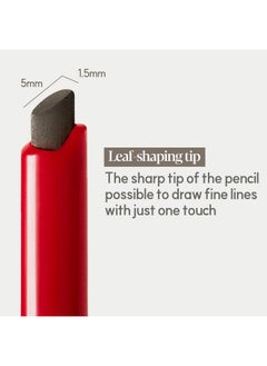 Espoir Espoir The Brow Easy Shaping Pencil # Light Brown | Elaborately designed Leaf-shaped Eyebrow Pencil Tip for Quick and Easy to draw fine lines | Longlasting sharp tip and natural color  - Image 5