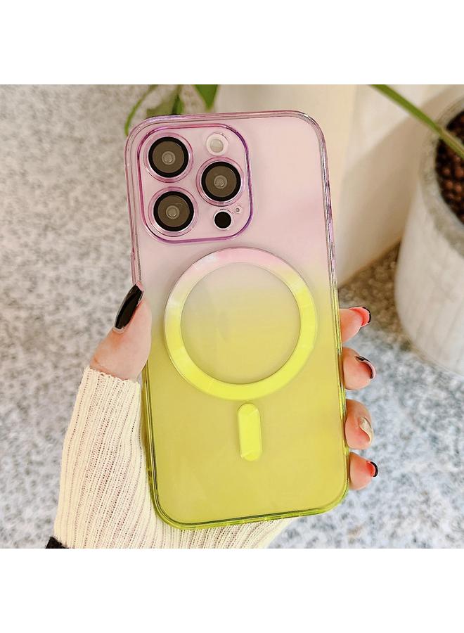 S-TOP Case For iPhone 12 Pro MagSafe Magnetic TPU + Acrylic Gradient Color Phone Case - Image 1