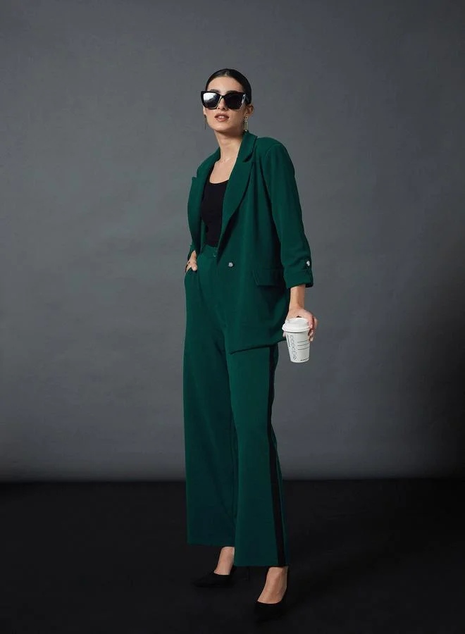 Sassafras Forest Green Buttoned Blazer