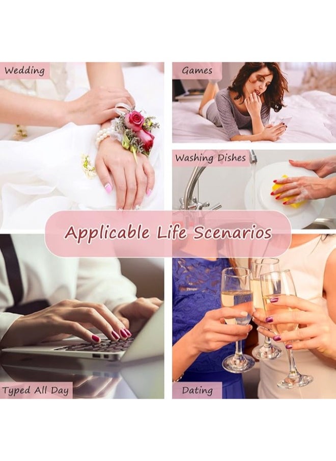 Generic - Add a touch of elegance and appeal with these 12 pieces of luxurious nails - Image 1