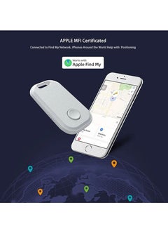Generic Smart Key Finder Bluetooth Item Finder Works with Apple Find My Item Locator Anti-Lost Device for Keys, Bags and More Global Positioning iOS Only  - Image 4