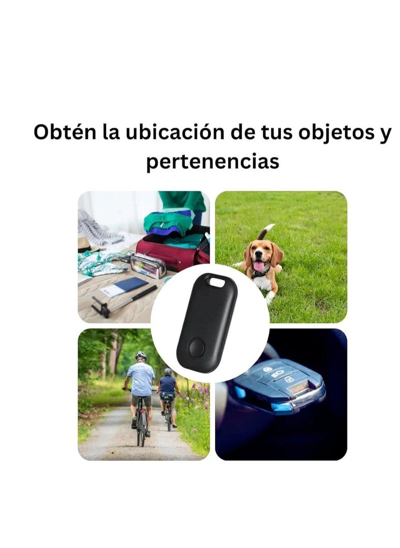 Smart Key Finder Bluetooth Item Finder Works with Apple Find My Item Locator Anti-Lost Device for Keys, Bags and More Global Positioning iOS Only