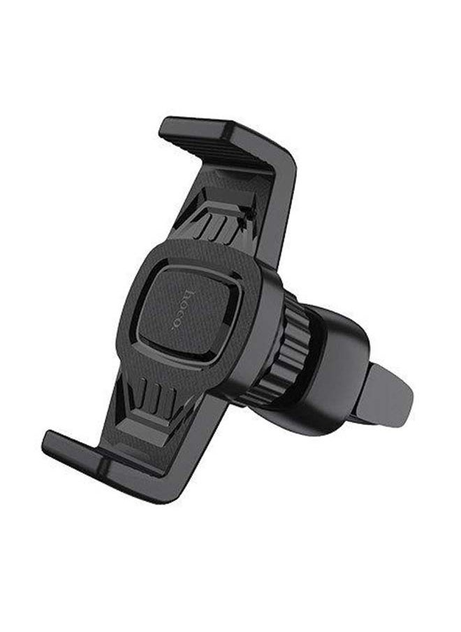 Hoco Platinum sharp Air Outlet Car HolderBlack  Grey  - Image 1