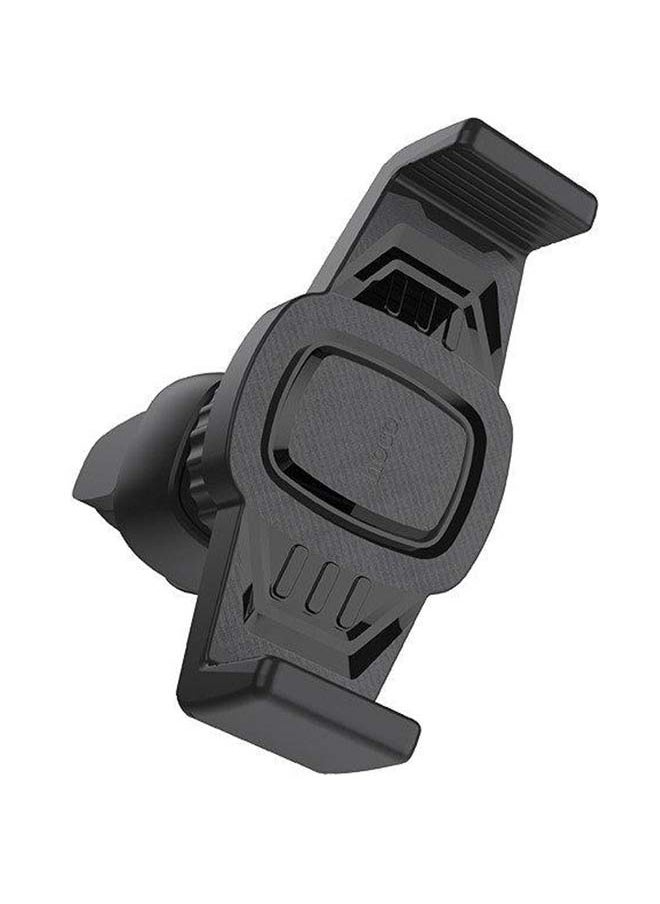 Hoco Platinum sharp Air Outlet Car HolderBlack  Grey  - Image 2