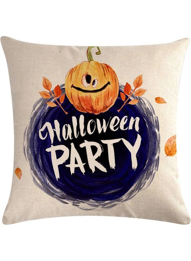 NIBEMINENT Halloween Themed Cushion Cover Multicolour