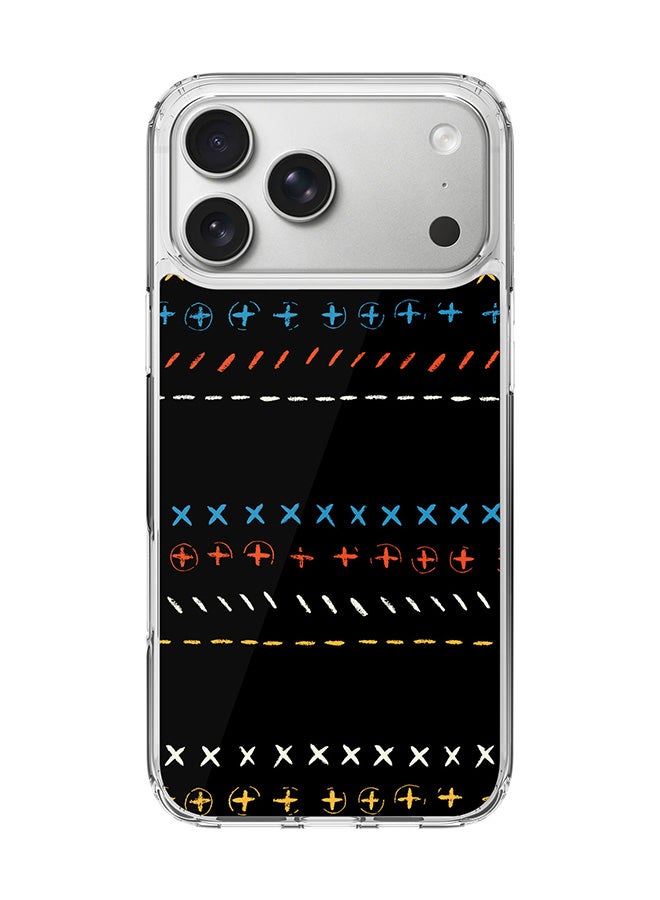 Stylizedd Classic Clear MagSafe Case for iPhone 17 Pro Max , Hybrid Soft Case Flexible Edges Anti Drop TPU PC Gel Thin Transparent Cover [ Designed for iPhone 17 Pro Max ] - Basic Math Full Print