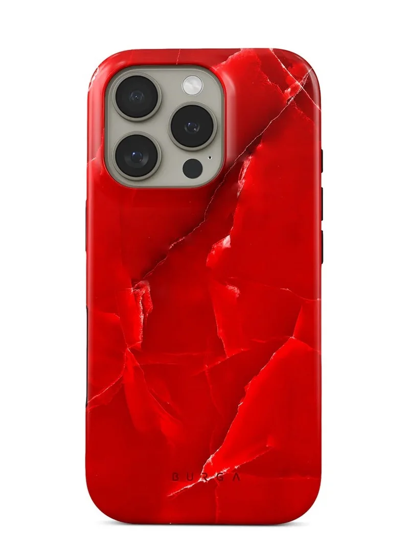 بورجا جراب iPhone 16 Pro Max، قطعتان من الغلاف الصلب + بطانة داخلية من السيليكون TPU، ممتص للصدمات، يمكن الوصول إلى جميع المنافذ، إطار مرتفع لحماية الشاشة والكاميرا، طباعة عالية الجودة لا تتلاشى أبدًا، Wild Blaze