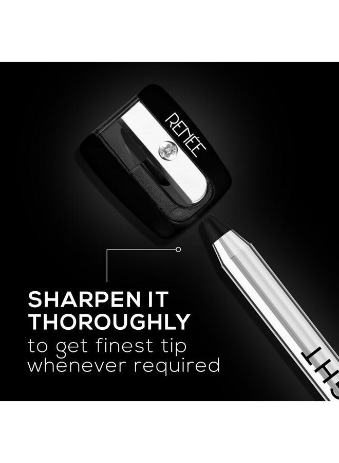 Renee Midnight Kohl Pencil - Smudgeproof And Waterproof Kajal - 24 Hrs Long Stay - Darkest Black - One Swipe Application - Rich Color Payoff - Vitamin E, Olive Oil And Castor Oil - 1.5 Gm - Image 5