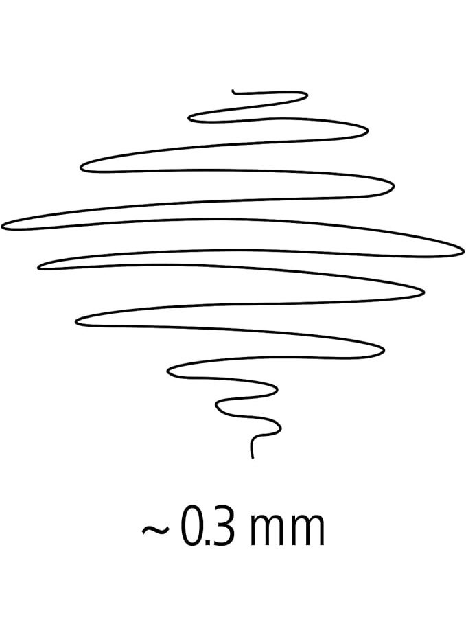 Steadtler أقلام تريبلوس فاينلاينر بنقطة فائقة الدقة، 0.3 مم، ألوان متنوعة، عبوة من 4 - Image 4