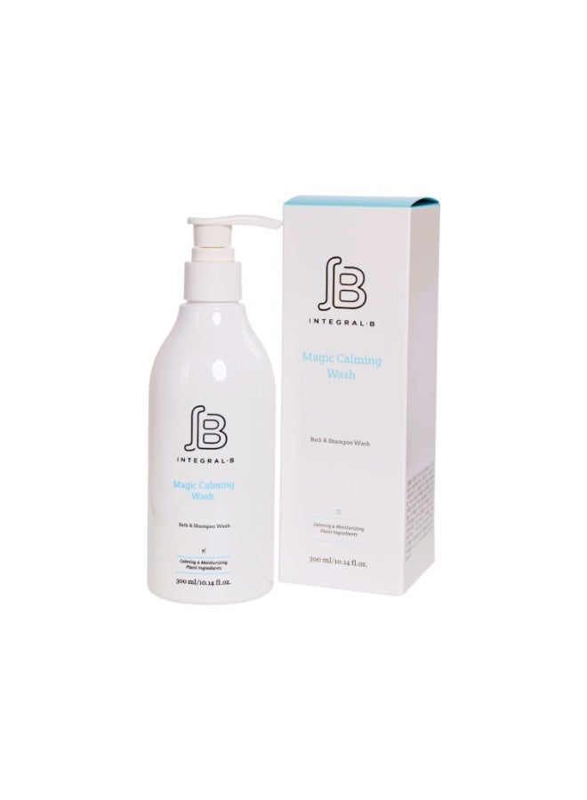 INTEGRAL B | K-Beauty Magic Calming Wash – Korean 3-in-1 Head-to-Toe Cleanser for Sensitive Skin | Babies, Kids & Adults | pH 5.5 | 300ml - Image 1