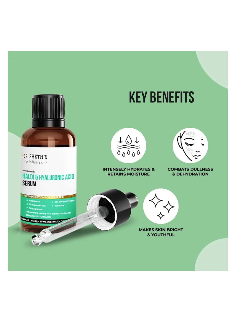 دي آر. شيث'س سيروم دكتور شيث بالهالدي وحمض الهيالورونيك - 30 مل - Image 2