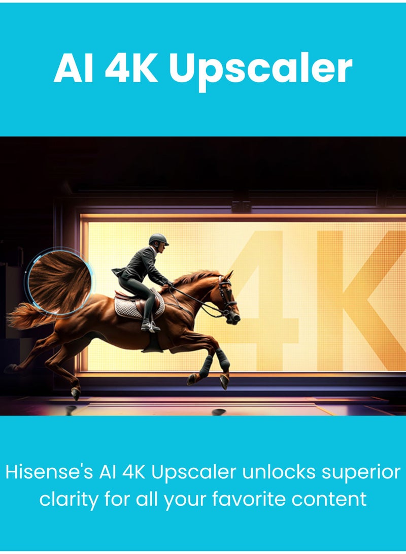 Hisense 75Q6Q  International Model | 75 Inch QLED 4K 60Hz VIDAA Smart TV | QLED Colour| Dolby Vision | Dolby Atmos | AI 4K Upscaler | AI Smooth Motion | Game Mode Plus 60Hz ALLM | Game Bar | Voice Control 75Q6Q Black - Image 3