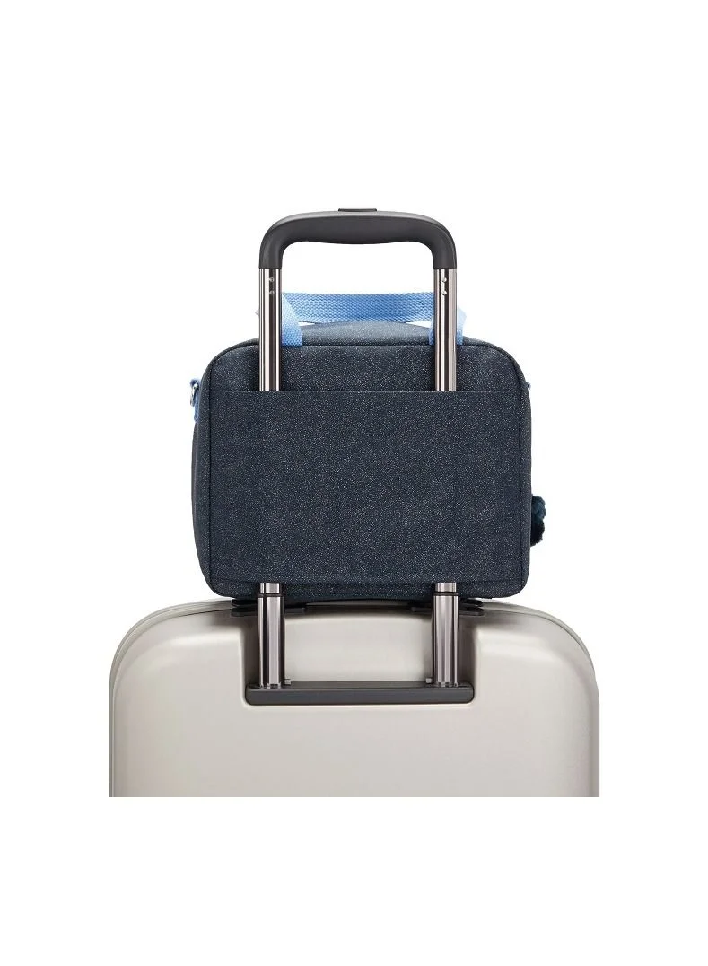 كيبلينغ Miyo Large lunchbox (with trolley sleeve) True Bl Glitter