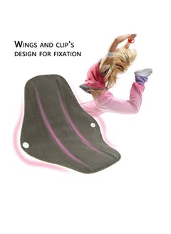 Y&D 5 Pack Reusable Sanitary Pads, Bamboo Charcoal Towels, Washable Waterproof Menstrual Absorbent Cloth Medium to Heavy Flow Eco Friendly Pads  - Image 3