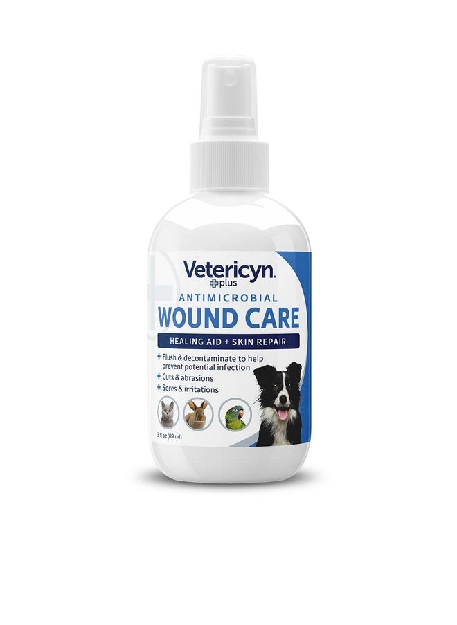 Vetericyn Plus Dog Wound Care Spray | Healing Aid And Skin Repair, Clean Wounds, Relieve Dog Skin Allergies, Safe For All Animals. 3 Ounces  - Image 3