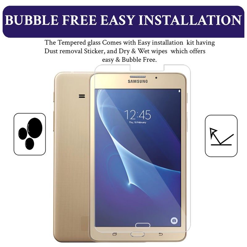 SPCORE Tempered Glass Screen Guard For Samsung Galaxy Tab A 7.0 7" Inch Smartphone (J Max/Sm T280 / T285) - Pack Of 1 - Image 2