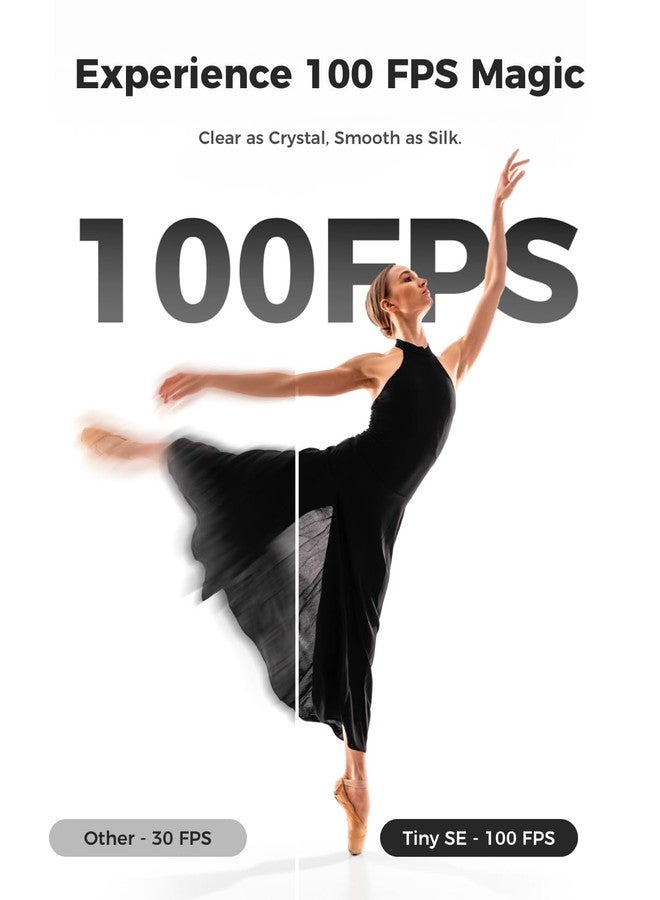 أوبسبوت كاميرا ويب OBSBOT Tiny SE بدقة 1080 بكسل ومعدل 100 إطار في الثانية لأجهزة الكمبيوتر، كاميرا PTZ للبث المباشر مع تتبع الذكاء الاصطناعي ومستشعر 1/2.8 بوصة، تحكم بالإيماءات، ISO مزدوج، HDR متدرج، كاميرا ويب لأجهزة Mac والكمبيوتر المحمول والتابلت والاجتماعات والألعاب وما إلى ذلك. - Image 3