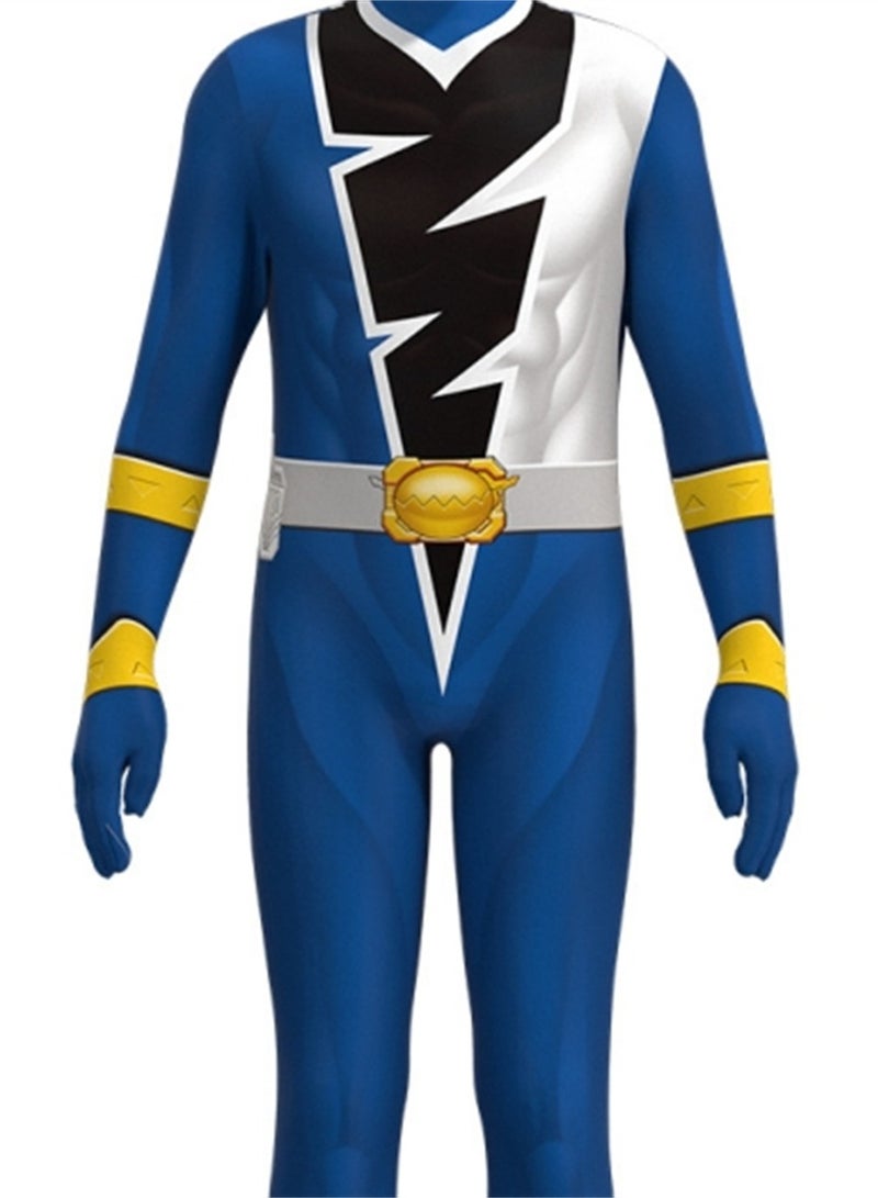 Knight Dragon Sentai Dragon Dresser cos suit tight jumpsuit stage dress up costume - Image 4