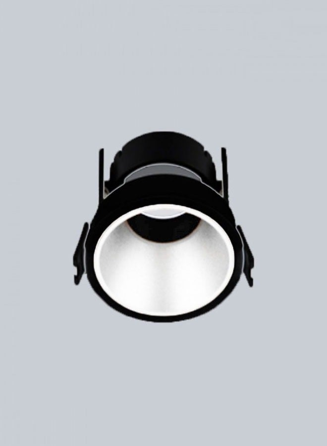 ٍSiera Light Frame spot light aluminium movable circular submersible 7 cm black with white reflection B901