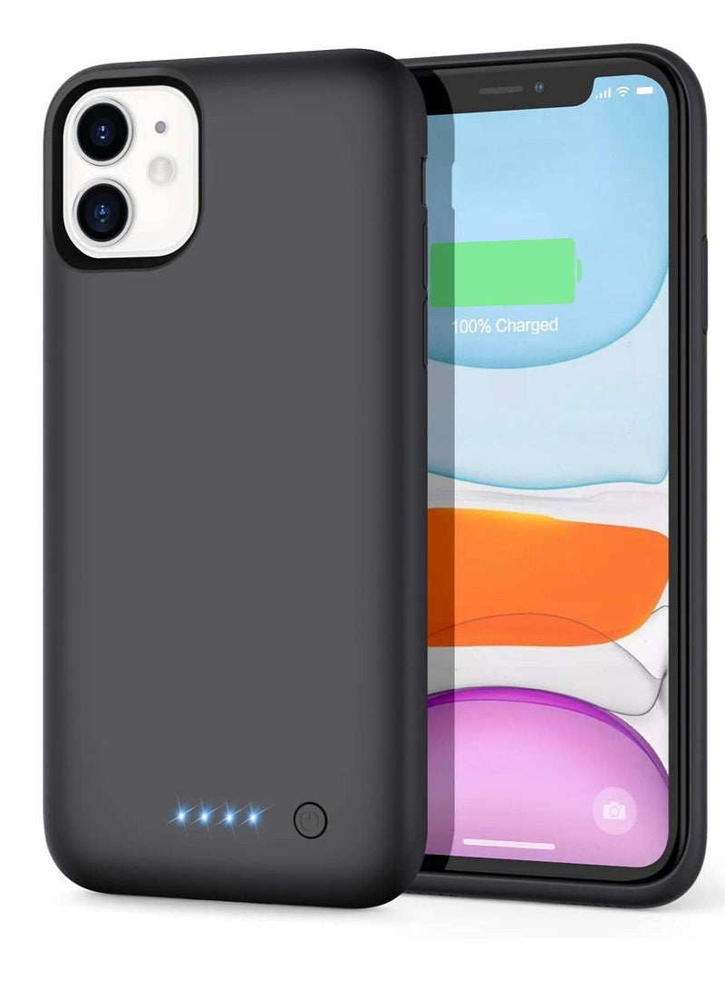 فون بلانيت Battery Case for iPhone 11 Pro Max, 4500mAh Protective Portable Charging Case, Rechargeable Extended Battery Pack Power Backup Cover - Image 1