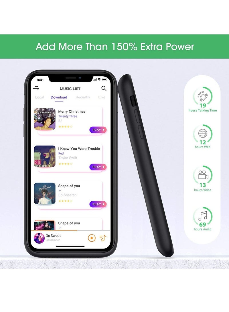 فون بلانيت Battery Case for iPhone 11 Pro Max, 4500mAh Protective Portable Charging Case, Rechargeable Extended Battery Pack Power Backup Cover - Image 5