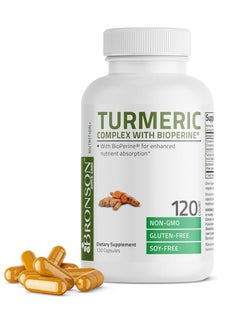 Turmeric Curcumin with BioPerine Joint Support 120 Count