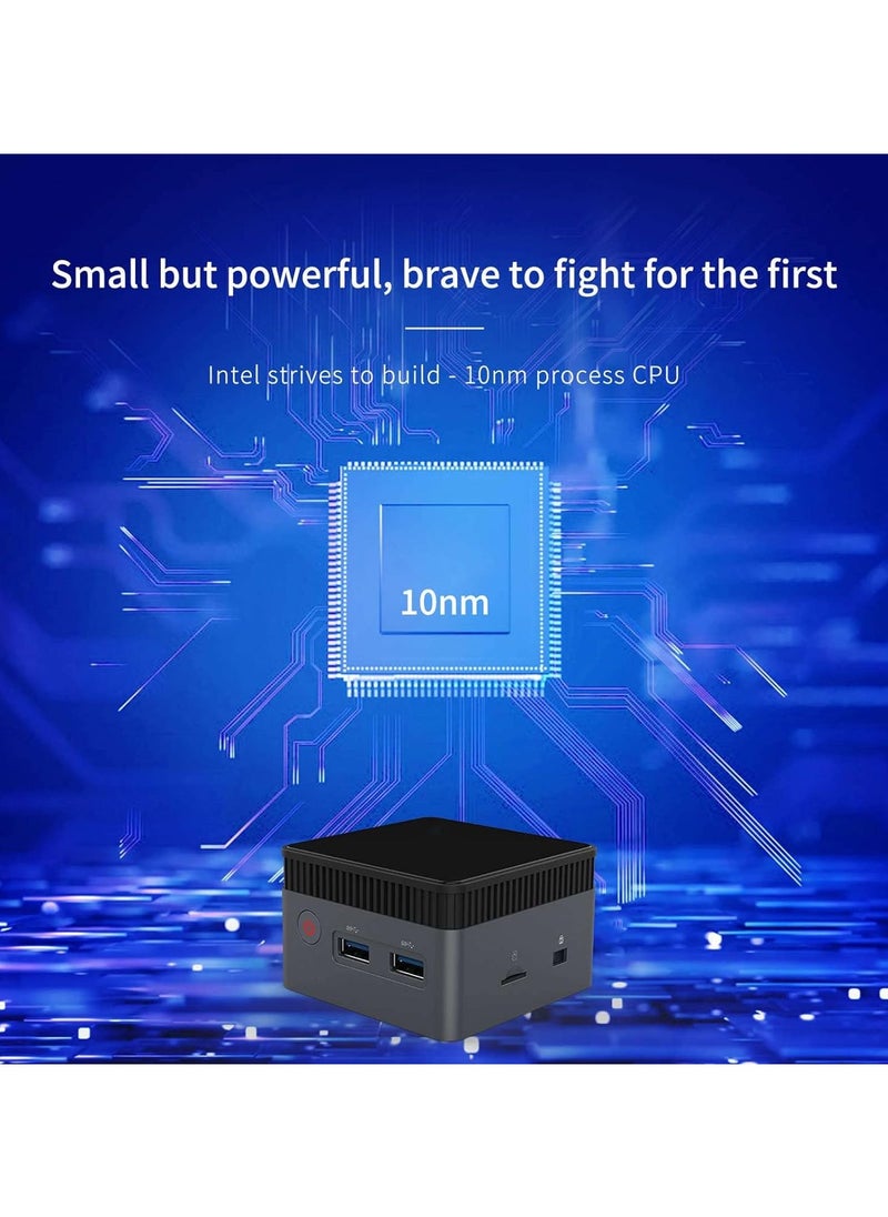Generic - Mini PC Windows 11, Jasper Lake N5105 Quad Core Processor 8GB DDR4 M.2 SSD Mini Desktop Computer Dual 4K HDMI, 3 USB 3.0, WiFi, BT4.2, Gigabit Ethernet (8GB+1TB) - Image 1