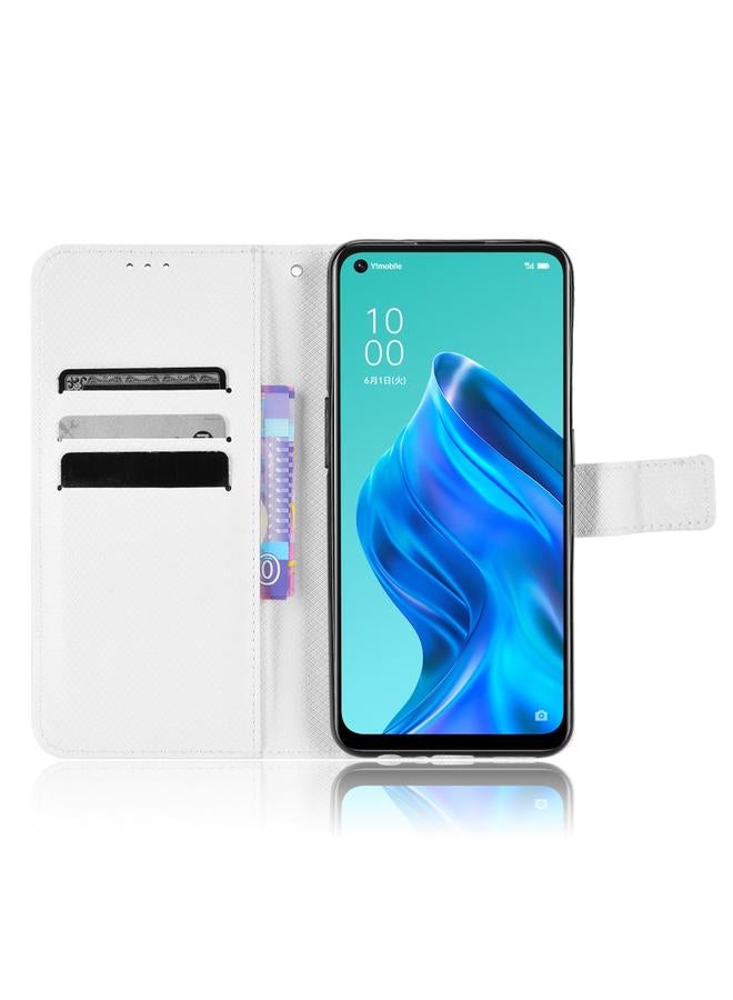 erorex Case For OPPO Reno5 A Diamond Texture Leather Phone Case - Image 4