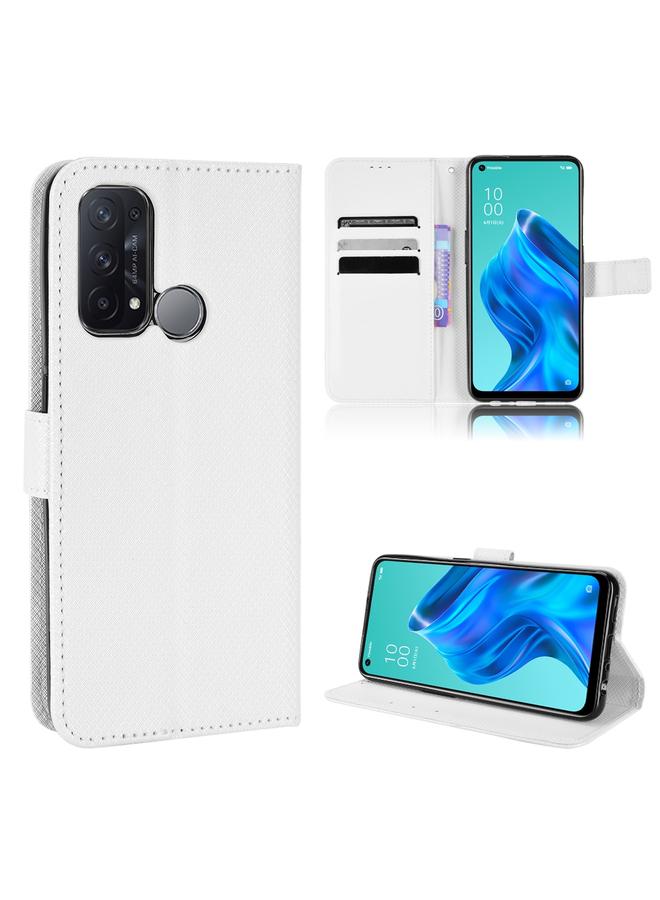 erorex Case For OPPO Reno5 A Diamond Texture Leather Phone Case - Image 1