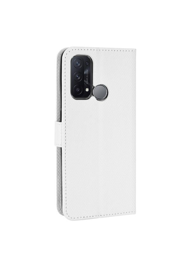 erorex Case For OPPO Reno5 A Diamond Texture Leather Phone Case - Image 3