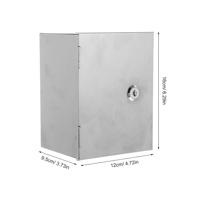 غطاية صندوق مخرج كهربائي خارجي مقاوم للماء وقابل للقفل من الفولاذ المقاوم للصدأ - Image 3