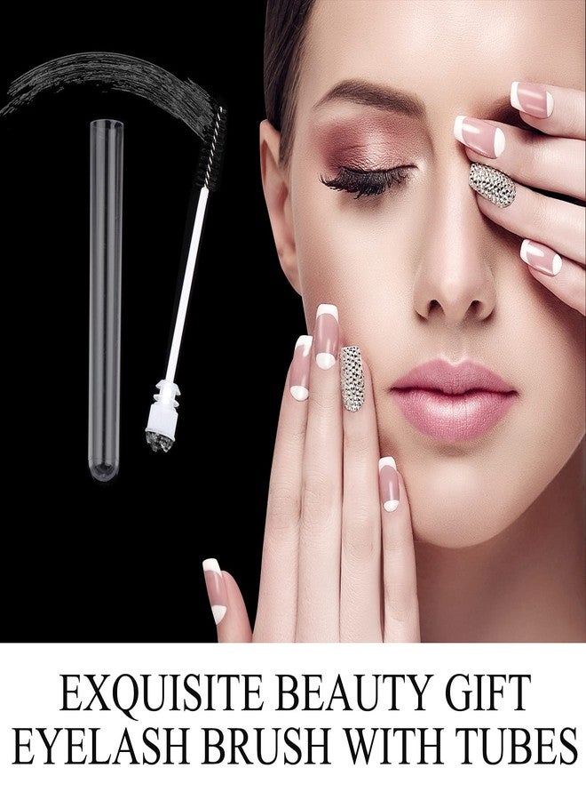 Dming 20pcs Eyelash brush Lash Wand Makeup tool Eyelash Extension supplies Cleaning brush Diamond Mascara foil black - Image 3