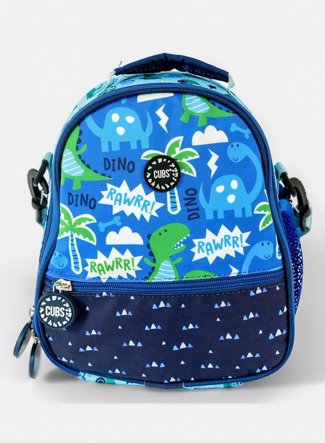 CUBS Pre School Blue Dino Lunch bag - Image 1