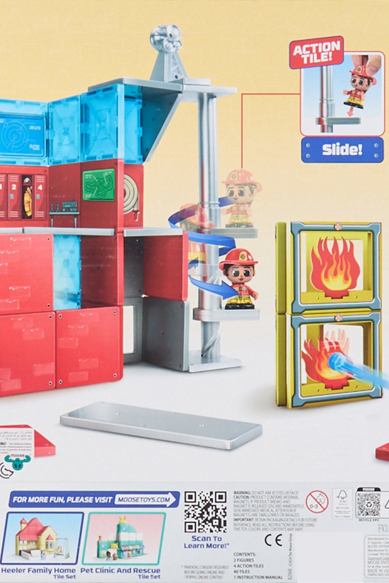 Moose Toys مجموعة بلاط محطة الإطفاء في مدينة البلاط - Image 5