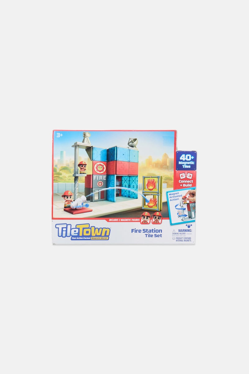 Moose Toys مجموعة بلاط محطة الإطفاء في مدينة البلاط - Image 1