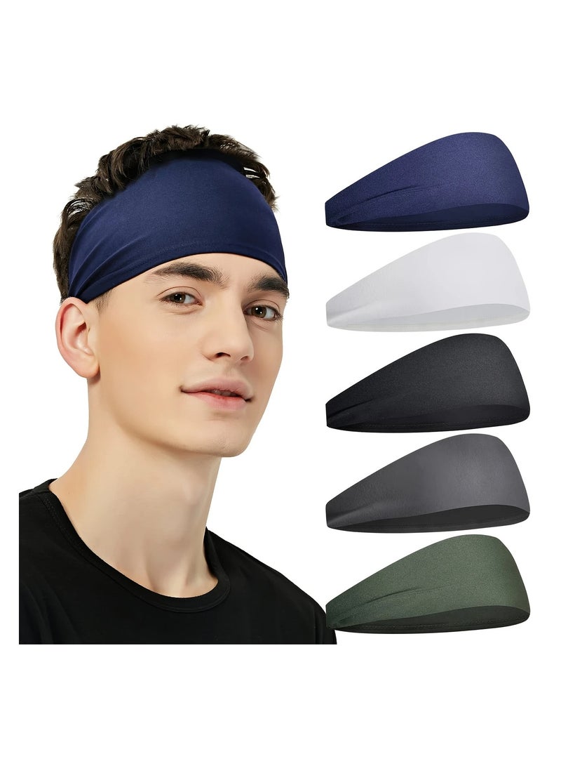 Generic Random Color Head Band Elastic Quality Slim Size 