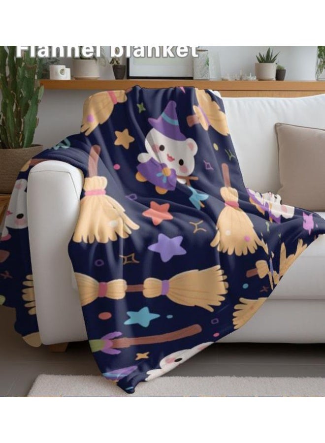 عام بطانية رقيقة من الفانيلا (حرارة ومريحة، ومناسبة للنوم واستخدام اللعبة والغبار والرمل) 150 سم * 200 سم - 332 - Image 4