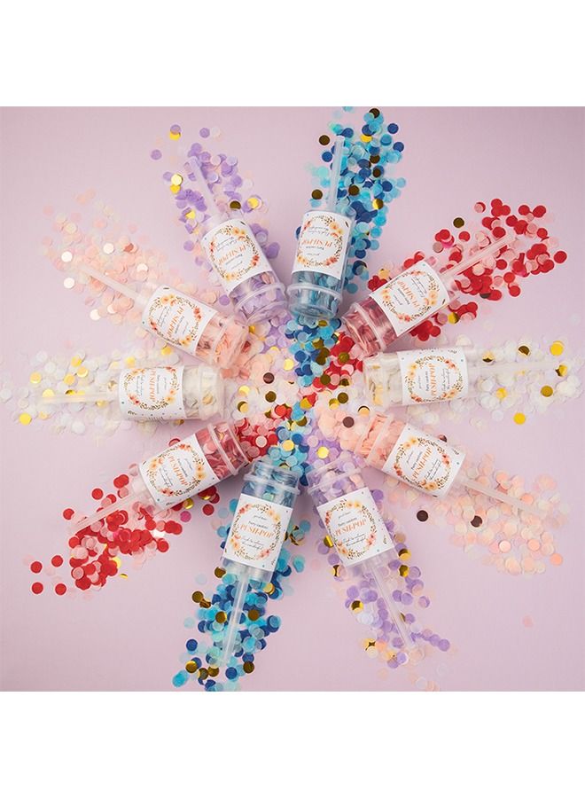 أوشن ورقة كونفيتي كانونس بوبرز ، 1 قطعة من دفع البوب كونفيتي بوبرز عرس كونفيتي بوبرز بيبي هدية عرس الذكرى عيد ميلاد الحزب اللوازم - Image 3