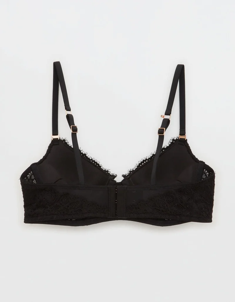 Aerie  Aerie Real Power Plunge Push Up Eyelash Lace Bra for Women | Best Price UAE
